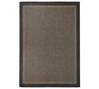 Outdoor Flatweave Rug Dark Brown Runner Area Floor Carpet vidaXL