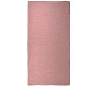 Outdoor Flatweave Rug Red Runner Area Floor Carpet Mat vidaXL