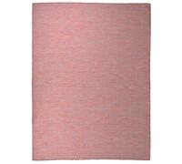 Outdoor Flatweave Rug Red Runner Area Floor Carpet Mat vidaXL