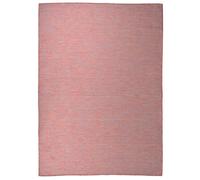 Outdoor Flatweave Rug Red Runner Area Floor Carpet Mat vidaXL