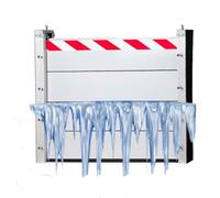 Outdoor Flood Protection Barrier Water Reusable Flood Protection Barrier Street Mobile Removable Home Water Retaining Board for Garage Door(L113cm)