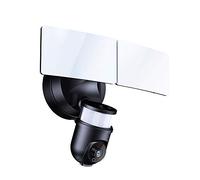 Outdoor Floodlight Camera, ENER-J 1080P HD WiFi CCTV Security Camera Motion-Activated Security Cam with Two-Way Talk, Siren Alarm, IP65 Waterproof, Night Vision, Cloud Service (Black)