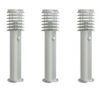 Outdoor Floor Lamps Pathway Lights Garden Light Lamp Stainless Steel vidaXL