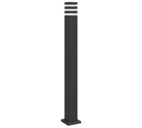 Outdoor Floor Lamps with Sensors Pathway Standing Lamp Black Aluminium vidaXL G, B, C, D, E, F]