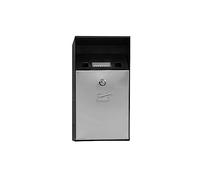 Outdoor Floor Standing Ashtray Wall Mounted Cigarette Receptacle Aluminum Alloy Stainless Steel Lockable Patio Cigarettes Floor Stand Ash Tray, Ashtray For Outside Patio