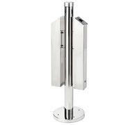 Outdoor Floor Standing Ashtray with Lid, Windproof Metal Ash Tray for Patio Use