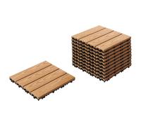 Outdoor Flooring ATESSA Wood-Plastic Composite (WPC) Light Brown