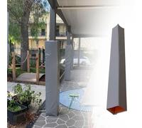 Outdoor Foam Pole Padding Protector for 4x4 5x5 6x6 8x8 Posts - Volleyball Pole Pad Wrap Gym & School Cushion Column Cover (Gray 3.5"x3.5" / 9x9cm)