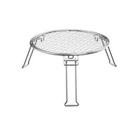 Outdoor Folding Grill Portable Cooking Grate Campfire Grill Rack Compact Barbecue Stand Stainless Steel Foldable Legs Stable Cooking Fires suitable for camping picnics backpacking backyard gatherings