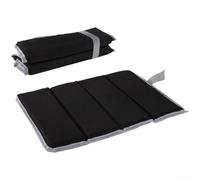 Outdoor Folding Mat Seating Mat Silver Coated Oxford Cloth Water-Resistant Four Fold Lightweight Portable Cushion With Elastic Strap 35x28x1.5 cm For Park Beach Camping Travel Multiple Colors(E)
