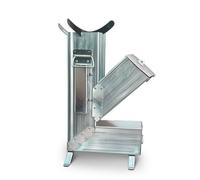 Outdoor Folding Portable Camp Cooker Chimney Cooker Vertical Fire Chamber Angled Feed Tube Foldable Support Legs Build suitable for camping backyard cooking hiking emergency heating