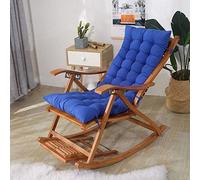 Outdoor Folding Rocking Chair Cushion, Sun Lounger Pad for Patio & Garden, 48x120cm (19x47inch) Recliner Mat, Comfortable Indoor & Outdoor Sofa Seat Cushion