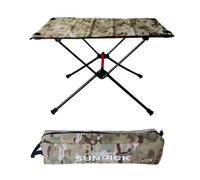 Outdoor Folding Surface Camping Table Portable Table Travel Table With Compact Fold And Strong Aluminum Legs Suitable for hiking breaks roadside rests festival use outdoor dining , color to 1