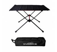Outdoor Folding Surface Camping Table Portable Table Travel Table With Compact Fold And Strong Aluminum Legs Suitable for hiking breaks roadside rests festival use outdoor dining , Elegant Black