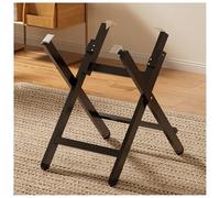 Outdoor Folding Table Legs Dining/Coffee/Book Desk Leg Portable Square Simple Metal Bracket Height 19.7"/27.6" Water Proof and Wear-Resistance