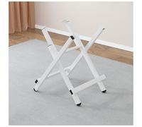 Outdoor Folding Table Legs Dining/Coffee/Book Desk Leg Portable Square Simple Metal Bracket Height 19.7"/27.6" Water Proof and Wear-Resistance