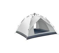 Outdoor Folding Tent Fully Automatic Quick Opening Tent 3-4 Person Self Driving Camping Tent Portable(White)