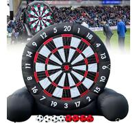 Outdoor Football Dart Inflatable Blower and 8 Soccer Balls Game for Soccer Darts