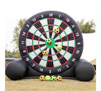 Outdoor Football Dart Inflatable Soccer 10 Balls and 370W Game Soccer Darts