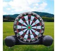 Outdoor Football Dart Inflatable Soccer 8 Soccer Balls & 280W Blower, for Sport Game Soccer Darts