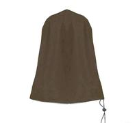Outdoor Fountain Cover 210D Fabric Waterproof Dustproof Windproof Protector D36 x H42 inch Fits Various Garden Water Features(Coffee color)