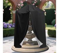 Outdoor Fountain Cover,Water Fountain Covers | Windproof Waterproof Protector with Adjustable Drawstring for Cold Weather Seasonal Storage Garden Pond Backyard Lawn