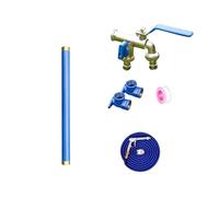 Outdoor Free-Standing Garden Faucet Blue Decorative Fire Hydrant for Frost Protection 40 cm Irrigation and Washing Fountain - Unique Color