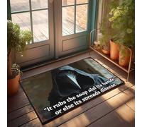 Outdoor Front Door Mat Plague Doctor'S Warning: Soap Your Hands! Doormat Farm Kitchen Rug Husband Gifts(40X60CM)