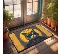 Outdoor Front Door Mat Spy Cat: The Ultimate Stealthy Feline Agent Doormat Farm Kitchen Rug Husband Gifts(50X80CM)