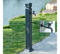 Outdoor Frost Proof Faucet Stand with Hose Attachment for Garden and Yard Use