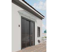 Outdoor Frosted Awning Canopy Rain Cover for Window & Door Garden Sanctuary Clear X