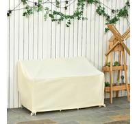 Outdoor Furniture Cover 2 Seater Loveseat Protection 140x84x94cm Outsunny Beige One Size