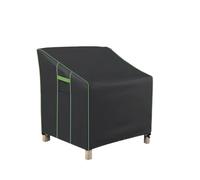 Outdoor Furniture Cover 2pcs Stacking Outdoor Chair Cover Waterproof, Rain Snow Wind-Proof, Garden Yard , Furniture(97x89x59 79 2pcs)