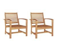 Outdoor Furniture Set Solid Teak Wood Seating Patio Sofa Garden Rustic vidaXL