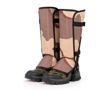 Outdoor Gaiters for Hiking, Hunting and Mountain Climbing | Waterproof Windproof Leg Covers with 500D Cowhide & 3-Layer Nylon | Snake Bite Protection, Snow Muddy Terrain Compatible | 1 Pair