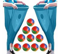 Outdoor-Games Granny-Pants Sets for Adults, Freaky Pants Games with Throwing Bouncy Ball Inflator, the Ultimate Party of Family Reunion Backyard Field Day(G)