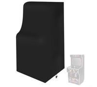 Outdoor Gaming Station Cover 168cm Tall Weather Resistant(Black)
