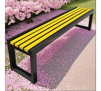 Outdoor Gar Bench 80 x 40 x 45 cm Backless Patio Seating for All Seasons Ideal for Balconies Schools and Va Outdoor Spaces