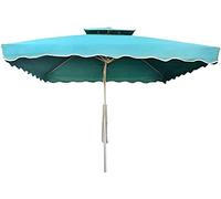Outdoor Garden * 2.5m Square Cantilever Hanging Umbrella, with Cross Base Sun Protection for Outdoor/Gardens/Balcony/Patio Tent Parasol