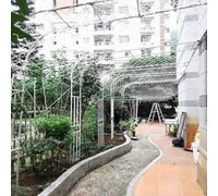 Outdoor Garden Arch Weather-Resistant Pergola for Climbing Plants Wedding Decor Black Garden Arbor for Vines & Roses 180 x 240cm