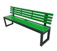 Outdoor Garden Bench 120cm & table Slat Design Perfect for Public Par Courards and Relaxing in the Open AirOutdoor Fur