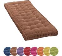 Outdoor Garden Bench Cushion 47.2"x13.7" Waterproof Pillow for TwoSeater Patio Furniture Sofa Swing and Terrace Stylish Seating Pad for Comfort and Support