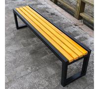 Outdoor Garden Bench, Metal Park Benches for 2-3 Person Love Seat, Patio Chair for Yard, Porch, Lawn, Balcony, Backyard Furniture