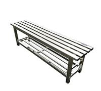 Outdoor Garden Bench, Stainless Steel, Sturdy Construction, High Load Capacity, Ergonomic Design, Suitable for Patio, Lawn, Balcony, Yard