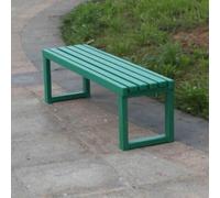 Outdoor Garden Bench, Weatherproof Backless Patio Dining Bench, High Weight Capacity, Ideal for Porch, Yard, and Garden