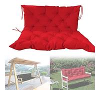 Outdoor Garden Bench with Backrest Comfortable 2 3 Seater Rocking Chair with Soft Cushions for Indoor & Outdoor Use Perfect Relaxation Seat Replacement Mat