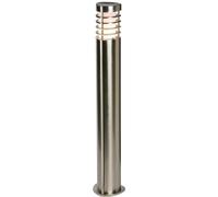 Outdoor Garden Bollard Light Brushed Steel 9.2W Outside Path LED Lamp Post IP44