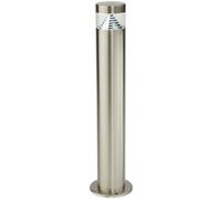 Outdoor Garden Bollard Light Steel Pyramid Cool White Led Path Lamp Post Ip44