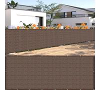 Outdoor Garden - Brown Balcony e 45x600 cm, UV Protect, Windproof, Breathable Mesh with Cable Ties, Ideal for Dec & Patios