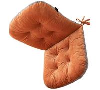 Outdoor Garden Chair Cushions - Low Back Seat Pads for Indoor & Outdoor Use, with Straps for Comfort & Style, Perfect for Patio Furniture